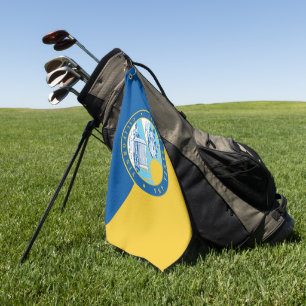 Toalla De Golf Bandera de Santa Ana (California)