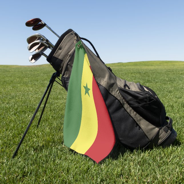Toalla De Golf Bandera de Senegal (Verde)