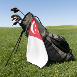 Toalla De Golf Bandera de Singapur