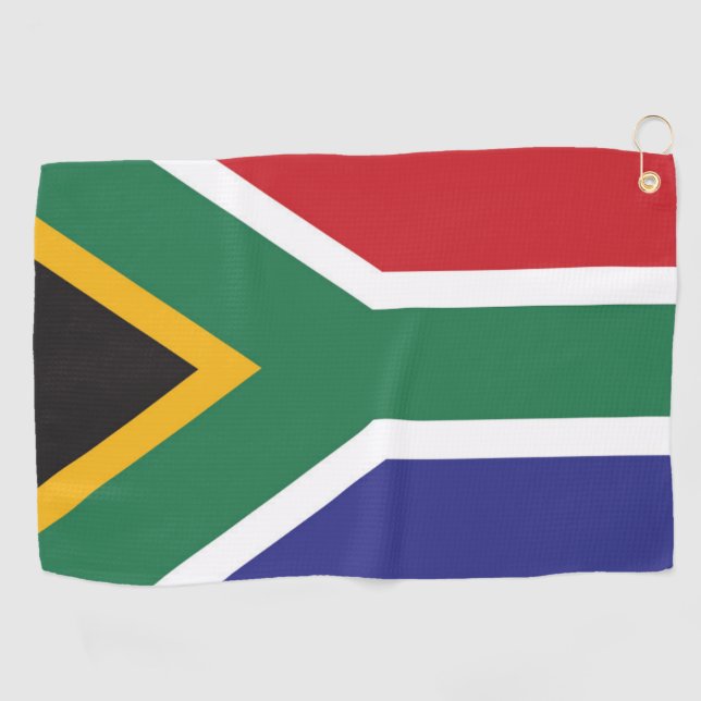 Toalla De Golf Bandera de Sudáfrica (Horizontal)