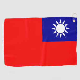 Toalla De Golf Bandera de Taiwán: República de China, Taipéi Chin