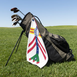 Toalla De Golf Bandera de Tampa (Florida)