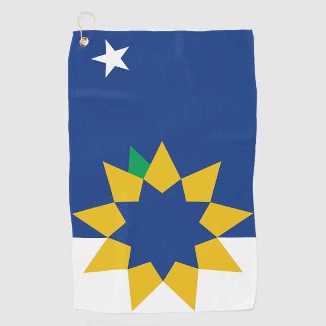 Toalla De Golf Bandera de Topeka, Kansas (Anverso)