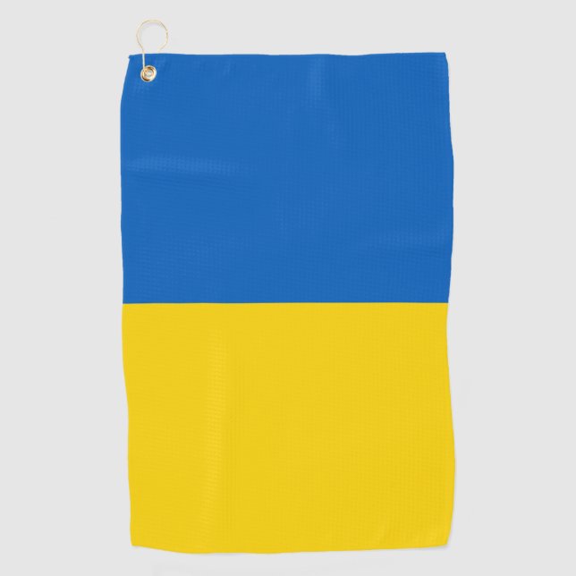 Toalla De Golf Bandera de Ucrania (Anverso)