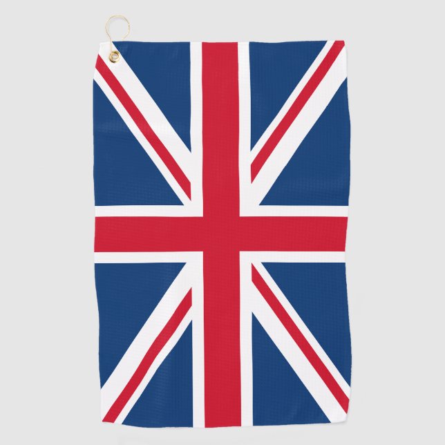 Toalla De Golf Bandera de Union Jack (Anverso)