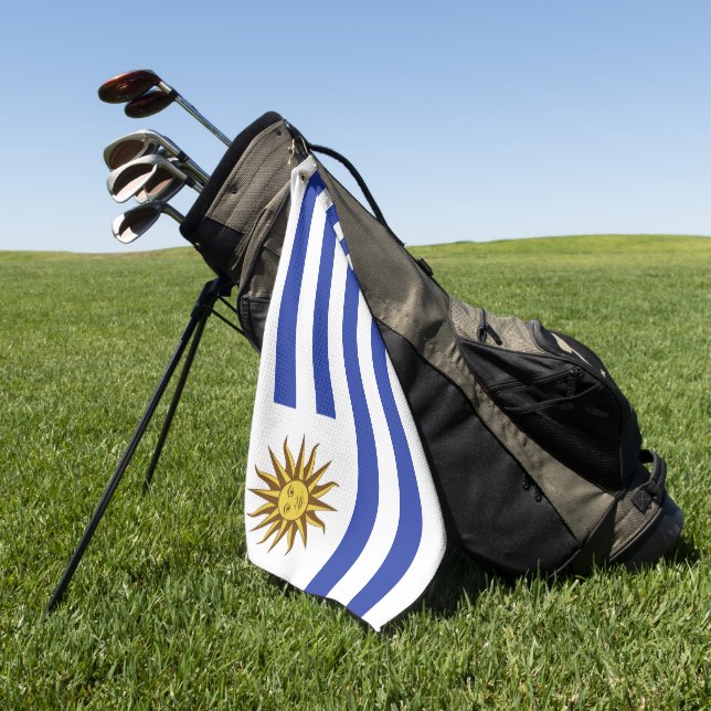 Toalla De Golf Bandera de Uruguay (Verde)