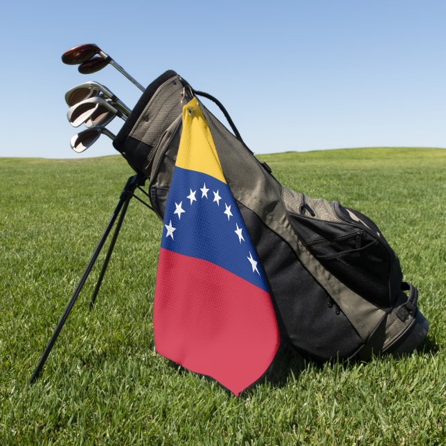Toalla De Golf Bandera de Venezuela (Verde)