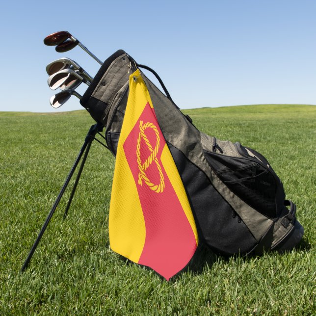 Toalla De Golf Bandera del condado de Staffordshire (Verde)