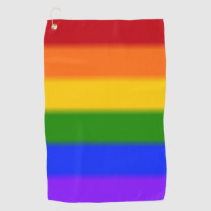 Toalla De Golf Bandera del orgullo gay arcoiris caído