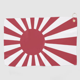 Toalla De Golf Bandera del Sol Naciente Imperial Japonés, Edo a l