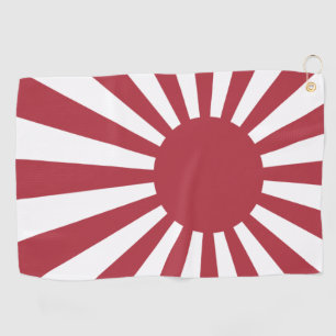 Toalla De Golf Bandera del Sol Naciente Imperial Japonés, Edo a l
