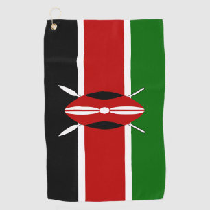 Toalla De Golf Bandera del ya Kenia de Kenia Bendera