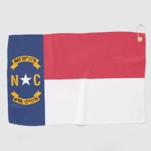 Toalla De Golf Bandera estatal de Carolina del Norte, Estados Uni