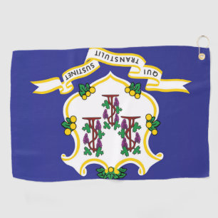 Toalla De Golf Bandera estatal de Connecticut, Estados Unidos