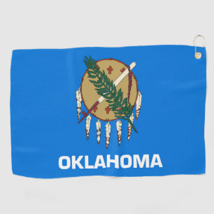 Toalla De Golf Bandera estatal de Oklahoma, Estados Unidos