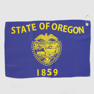 Toalla De Golf Bandera estatal de Oregón, Estados Unidos