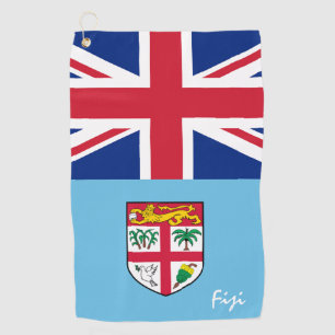Toalla De Golf Bandera fiyiana y viaje a Fiji, vacaciones, rugby