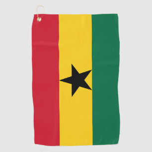 Toalla De Golf Bandera ghanesa y deportes de golf en Ghana