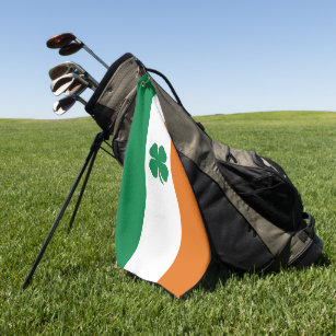 Toalla De Golf Bandera irlandesa Patriótica Bandera de Irlanda Lu