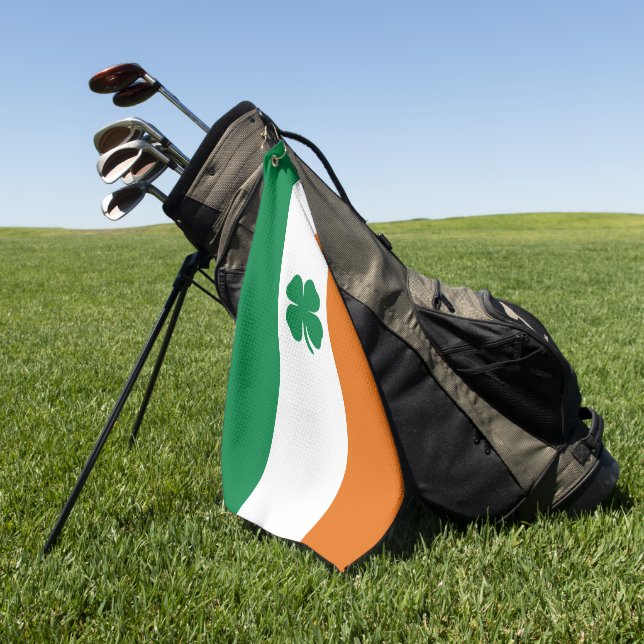 Toalla De Golf Bandera irlandesa Patriótica Bandera de Irlanda Lu (Verde)