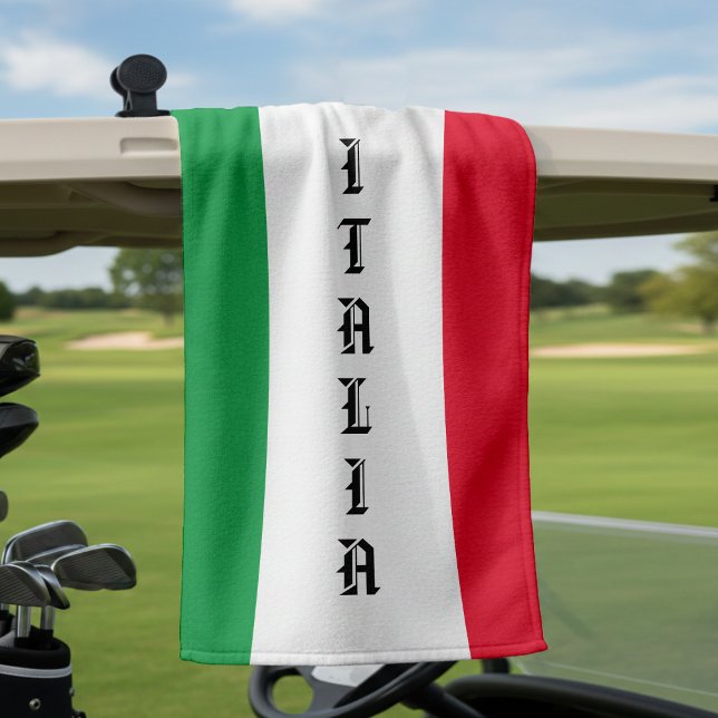 Toalla De Golf Bandera italiana rojo verde blanco (Subido por el creador)