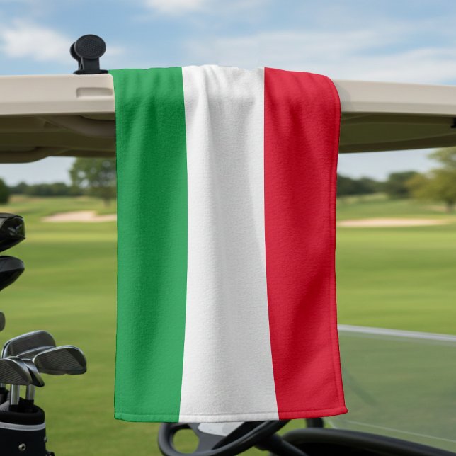 Toalla De Golf Bandera italiana rojo verde blanco (Subido por el creador)