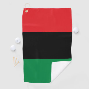 Toalla De Golf Bandera Panafricana de la UNIA