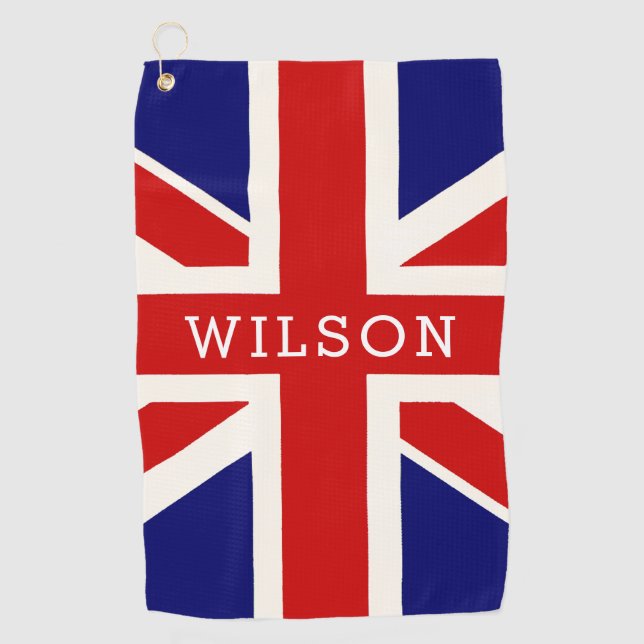 Toalla De Golf Bandera personalizada de Inglaterra (Anverso)