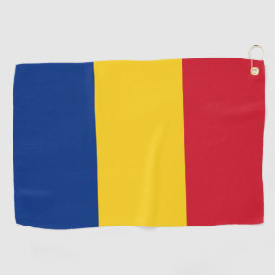 Toalla De Golf Bandera rumana y golf Rumanía/Bucarest deportivo
