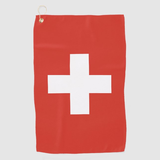 Toalla De Golf Bandera suiza (Anverso)