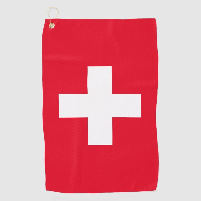 Toalla De Golf Bandera suiza (Anverso)