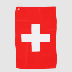 Toalla De Golf Bandera suiza y golf Suiza/deportes Zurich