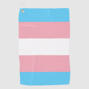 Toalla De Golf Bandera transgénero y comunidad de golf Orgullo Am