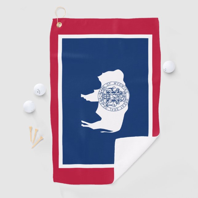 Toalla De Golf Bandera Wyoming (In situ)