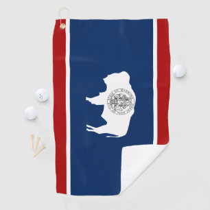 Toalla De Golf Bandera Wyoming