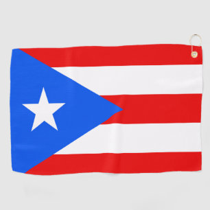 Toalla De Golf Bandera y golf de Puerto Rico /deportes