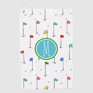 Toalla De Golf Banderas de golf para niños Personalizados 'n Pins