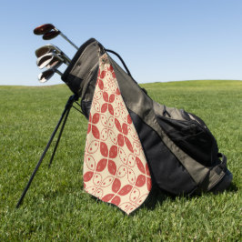 Toalla De Golf Batik Kawung, Patrón indonesio, Javanés, Étnico