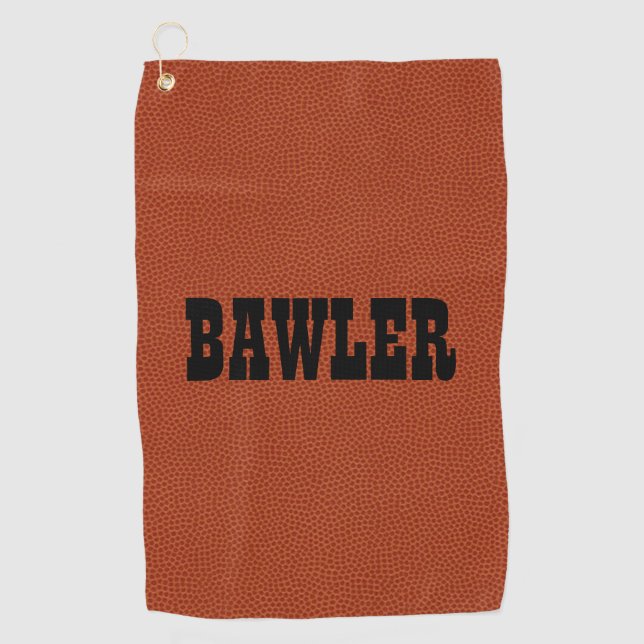 Toalla De Golf Bawler Baller (Anverso)