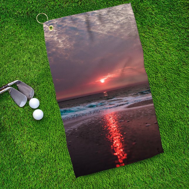 Toalla De Golf Beach Bliss Tropical Paradise Island Sunset (Subido por el creador)