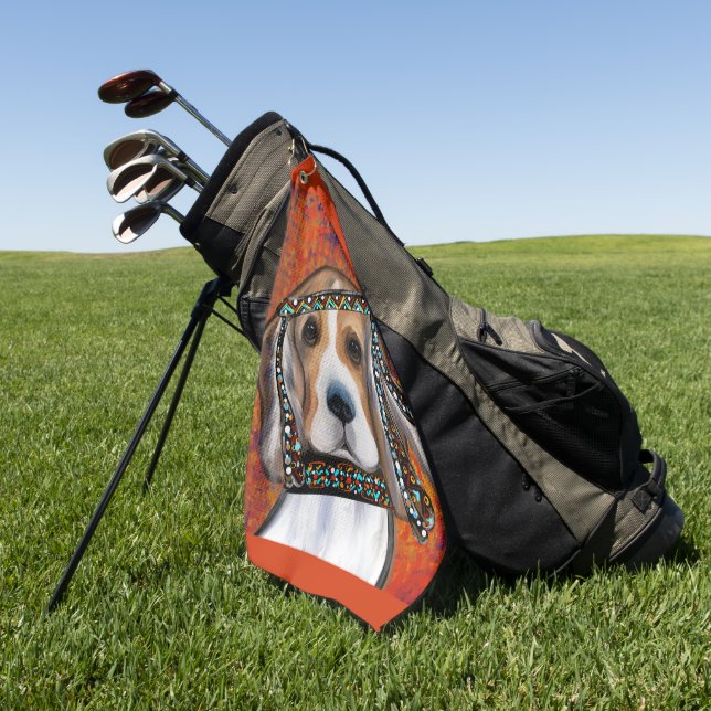 Toalla De Golf Beagle (Verde)