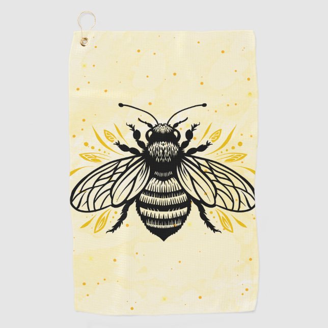 Toalla De Golf Bee-yond Beautiful Golf Towel (Anverso)