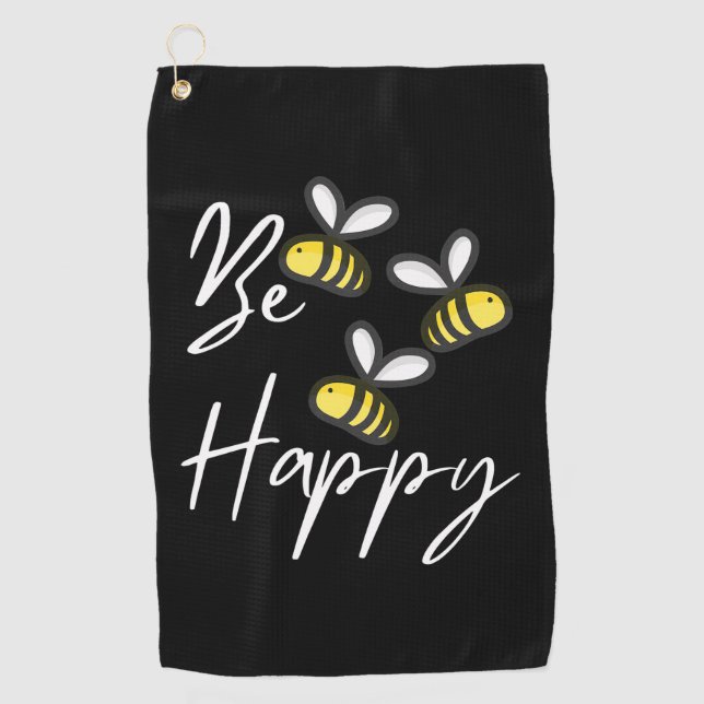 Toalla De Golf Beekeeper Gift | Beekeeper be Happy (Anverso)