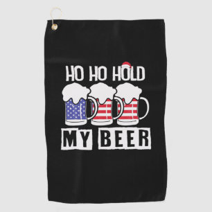 Toalla De Golf Beer Drinker Ho Ho Hold My Beer USA Cumpleaños