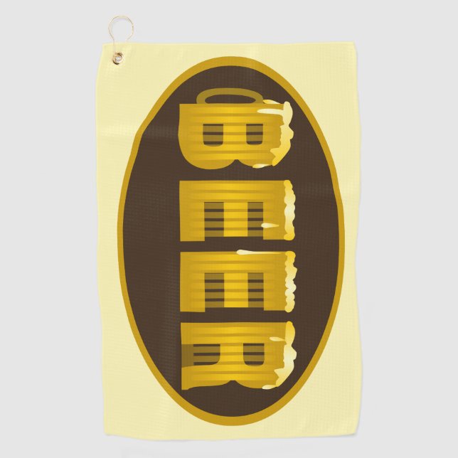 Toalla De Golf Beer Mug Oval (Anverso)