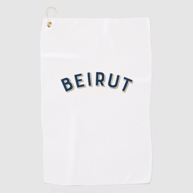 Toalla De Golf Beirut, Líbano, Arco de época (Anverso)