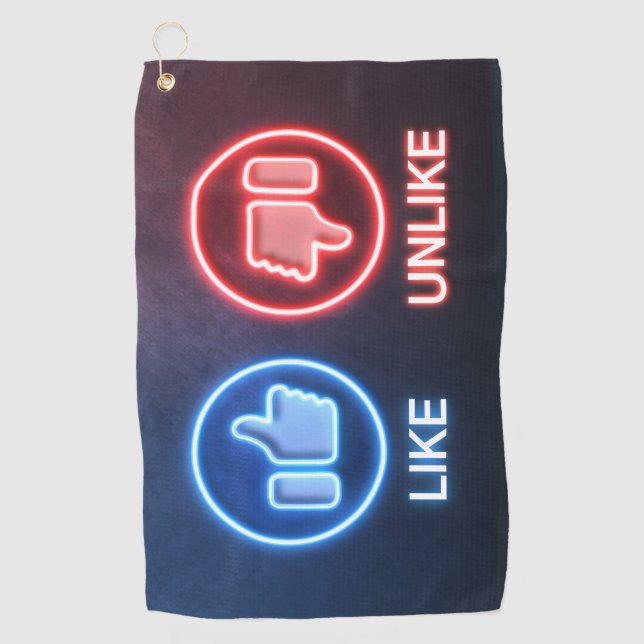 Toalla de golf - Belleza negra (Anverso)