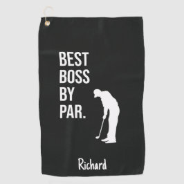 Toalla De Golf Best Boss By Par Golf Gift Ideas For Your Boss