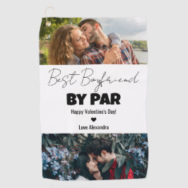 Toalla De Golf Best Boyfriend By Par Happy Valentines Day Golfer