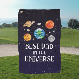 Toalla De Golf Best Dad in The Universe Quote Fathers Day